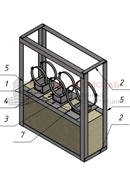 Опора СВ(Ст3)1385/1180/420/У70х5,0/3НПО-D270/270/360