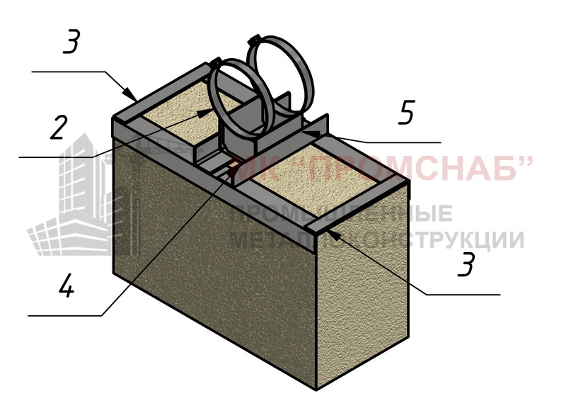 Опора СВ(Ст3)  880/420/У70х5,0/1СПО-D250