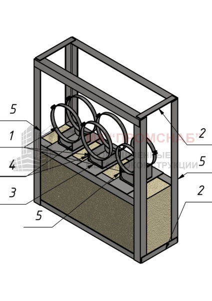 Опора СВ(Ст3)1385/1180/420/У70х5,0/3НПО-D250/320/320