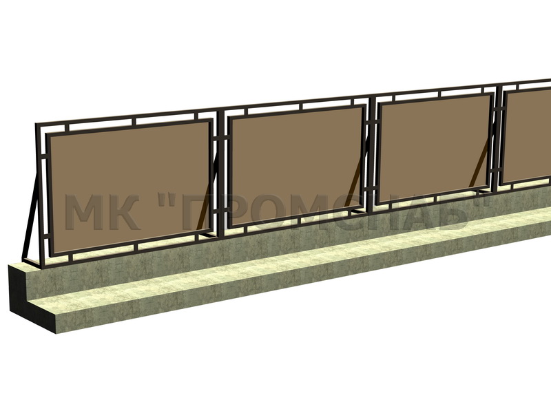 ОГПК (Ст3)1500/2280/каркас 40х40х2,0/поликарбонат монолитный 8 мм