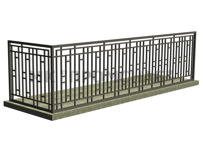 ОГБ(Ст3)1200/300/поручень 40х40х1,5/стойка 20х20х2,0/пер.20х20х2,0/зап.20х20х2,0