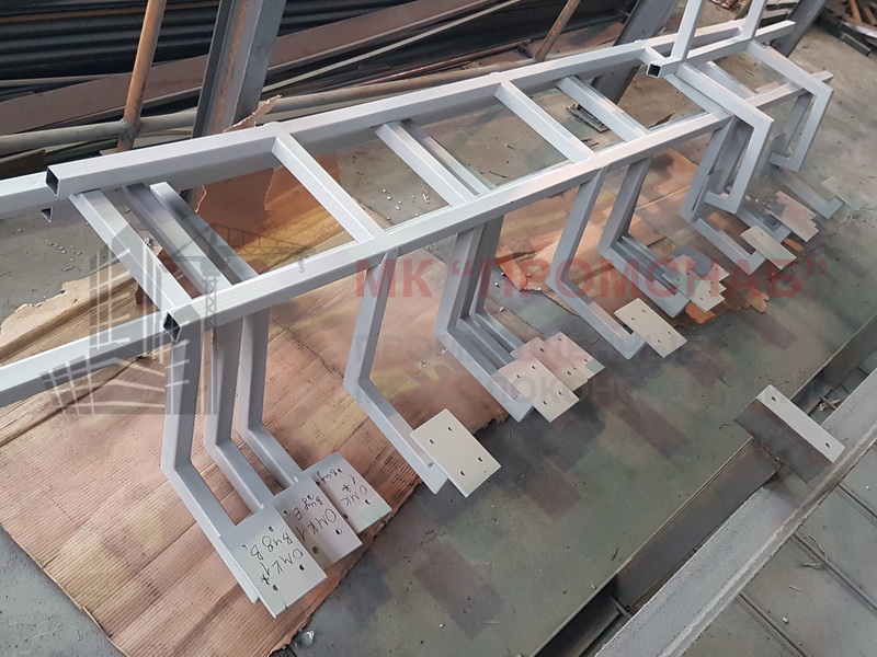 ОГПК(Ст3)1150/ст.40х40х1,5/2 пер.40х40х1,5/Б/фиброцементная плита