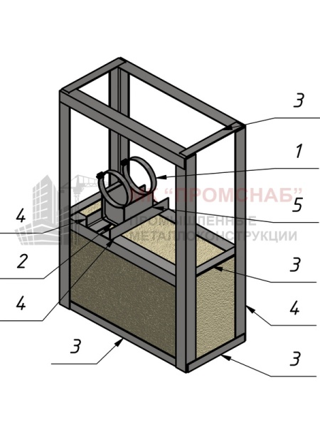 Опора СВ(Ст3)1390/880/420/У70х5,0/1СПО-D200