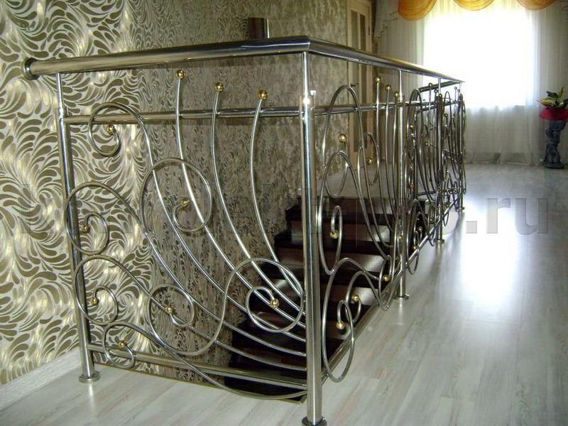 Огр. дизайн. (AISI201) 900/поручень 38,1мм/стойка 38,1мм/заполнение круг 12мм