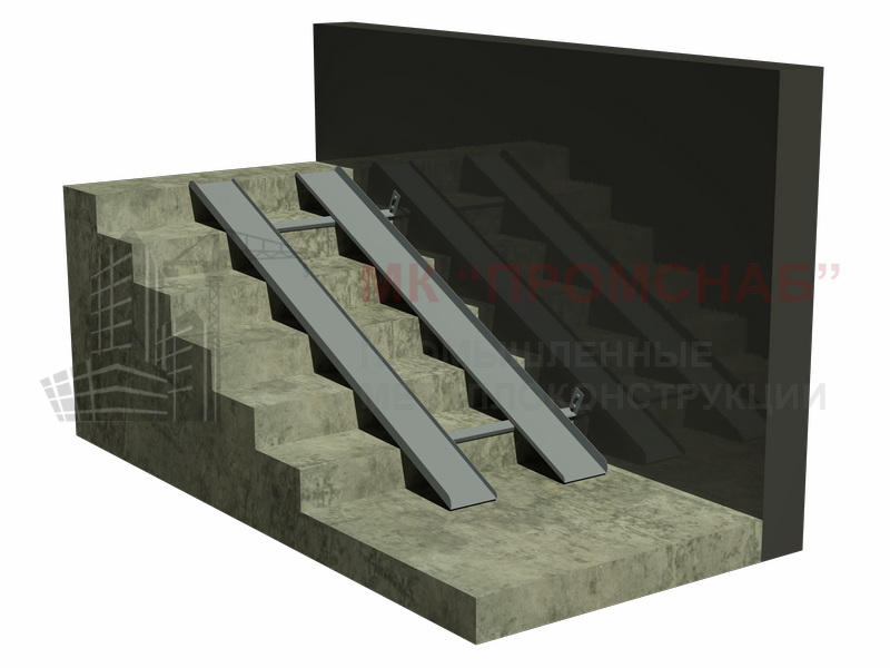 Пандус откидной (ГОСТ 14918-80)2500/700/полозья 1,5х20х200х40