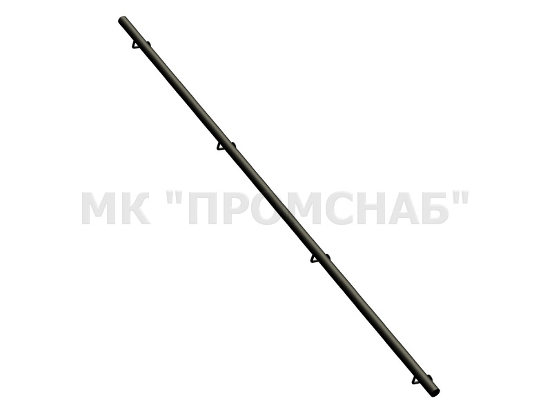 Поручень пристенный (Ст3)1/1000/51х1,5/кронштейн кр. 12