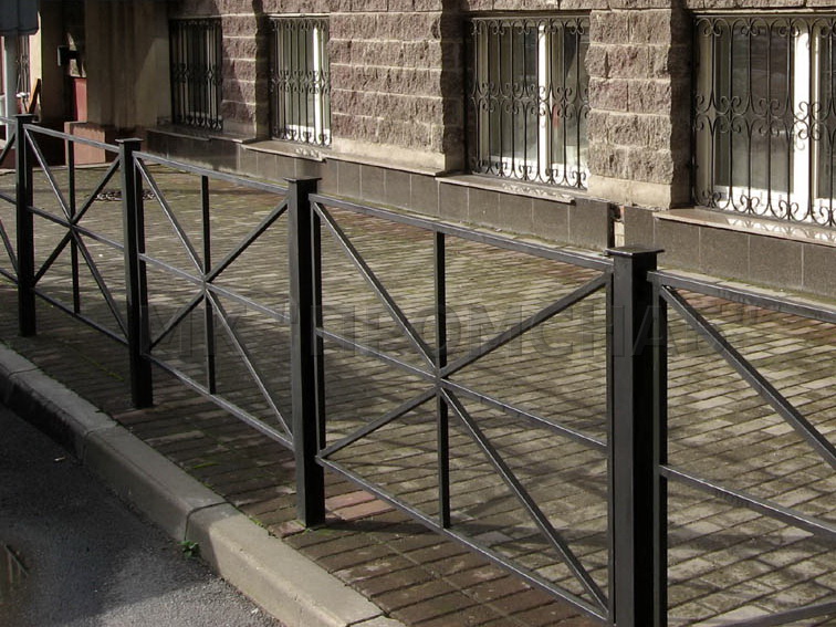 ОГПШ (Ст3) 1200/1200/стойка 80х80х2,0/панель 20х20х1,5/зап. 20х20х1,5