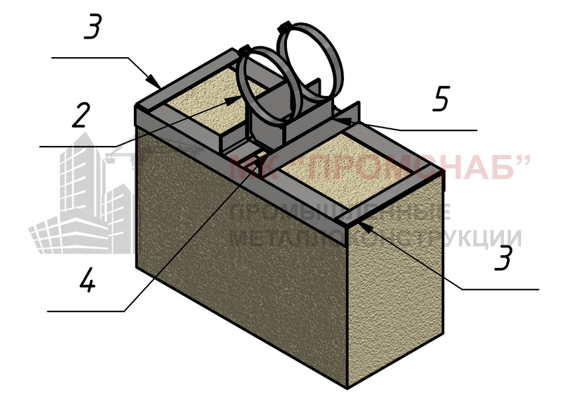Опора СВ(Ст3)  880/420/У70х5,0/1СПО-D235